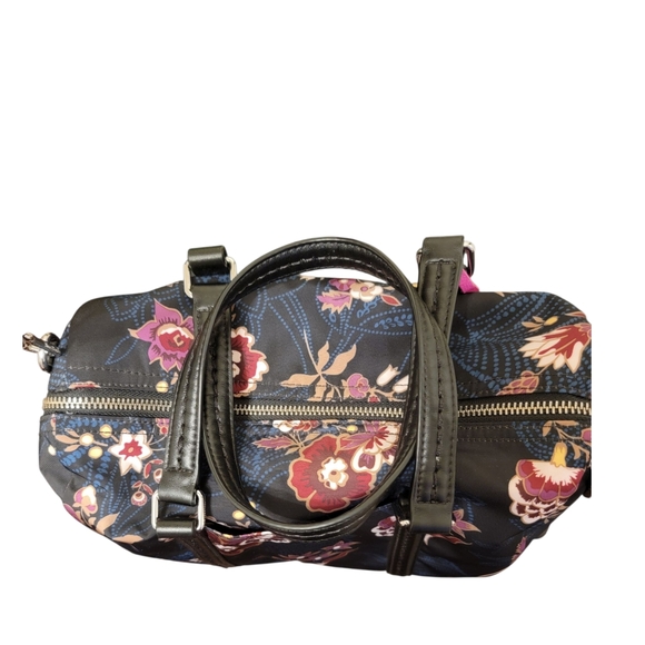 Vera Bradley Black Floral Crossbody Canvas Bag - Picture 4 of 8
